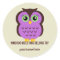 Cutesy Owl THIS BELONGS TO Stickers