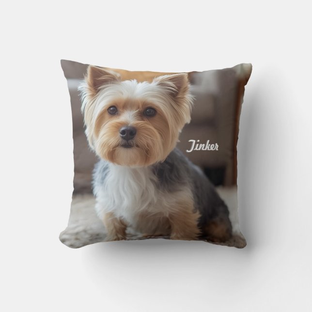 Cutesy Yorkshire Personalised Cushion (Front)