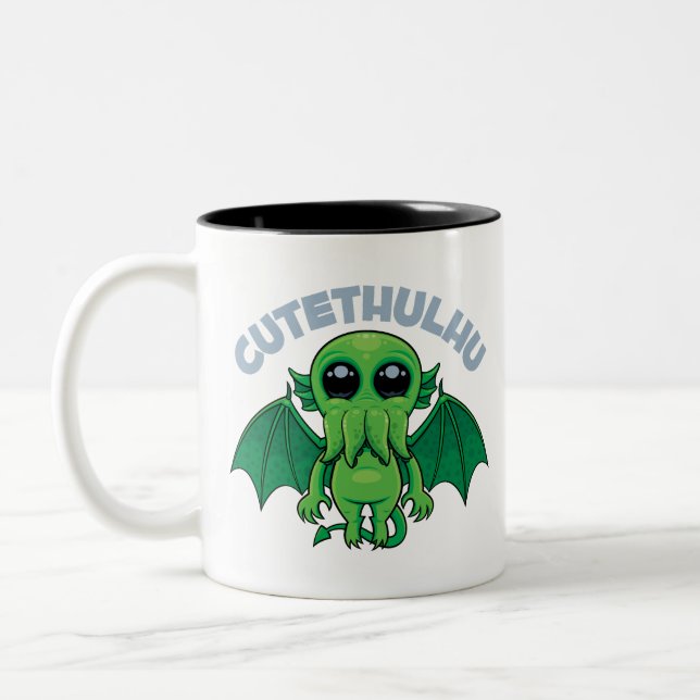 Cutethulhu Two-Tone Coffee Mug (Left)
