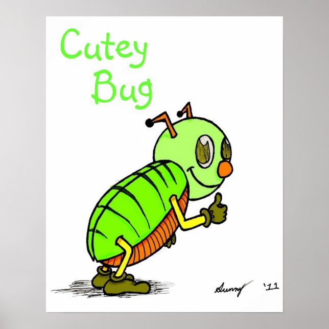 Cutey Bug Print (Front)