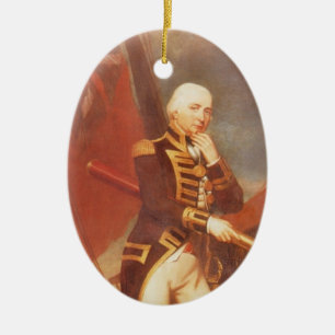 Cuthbert Collingwood Ceramic Tree Decoration