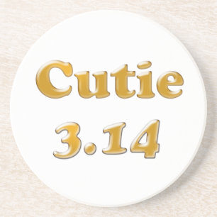 Cutie 3.14 Pi Day Coaster