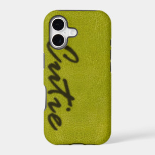 Cutie Apple Green Leather Look
