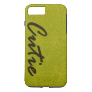 Cutie Apple Green Leather Look Case-Mate iPhone Case