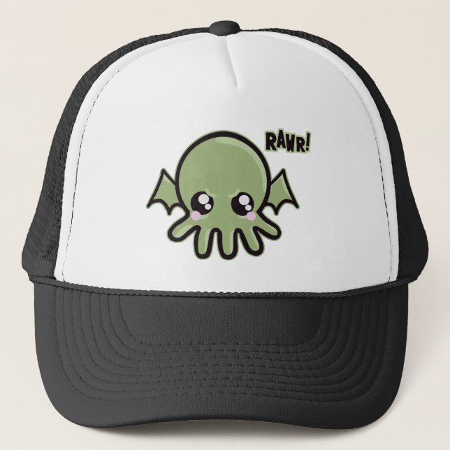 Cutie Baby Cthulhu Trucker Hat (Front)