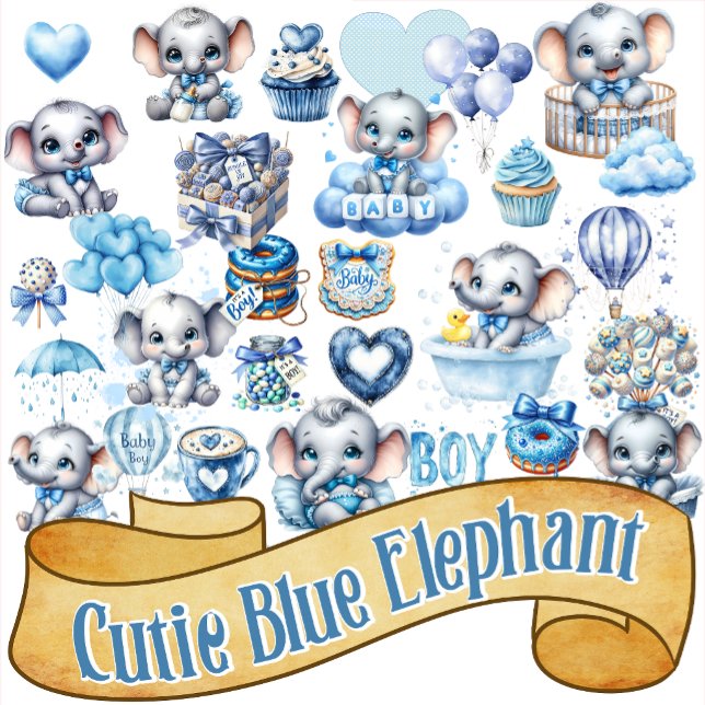 Cutie Blue Elephant - Little Peanut (Creator Uploaded)