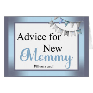 Cutie Blue Elephant - Little Peanut Advice Card