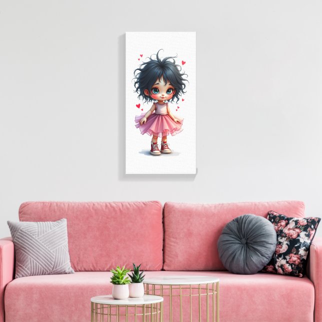 Cutie Canvas Print (Insitu(LivingRoom))