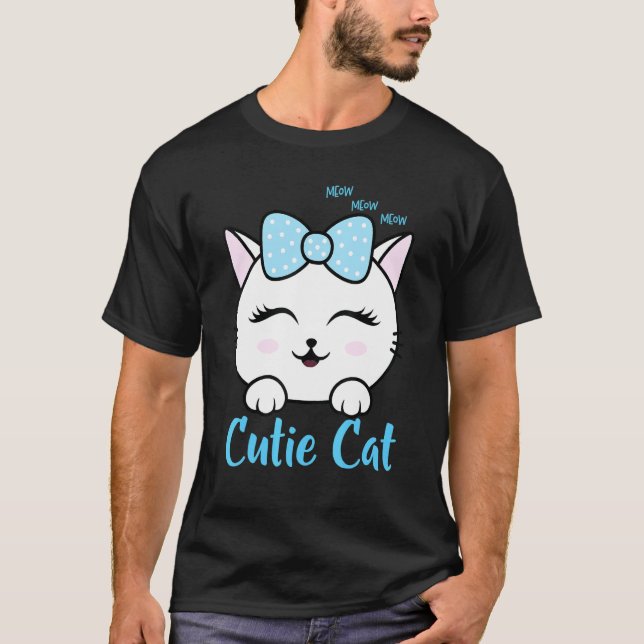 Cutie Cat Cat T-Shirt (Front)