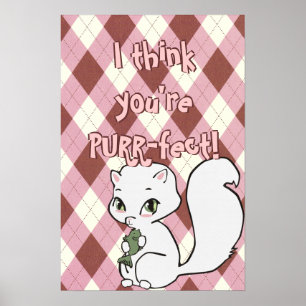 Cutie Cat Poster