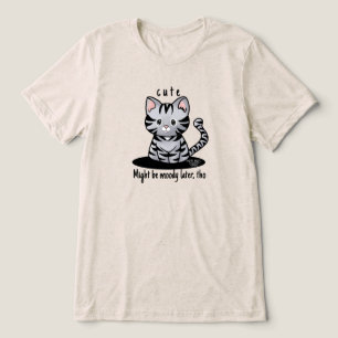 Cutie Cat Tabby Tri-Blend Shirt