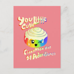 Cutie Cinnamon Roll for Pride 2019 Postcard