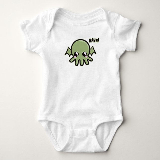 Cutie Cthulhu Baby bodysuit / romper (Front)