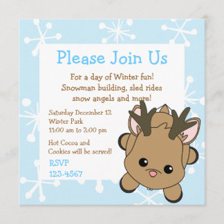 Cutie Deer Invitation