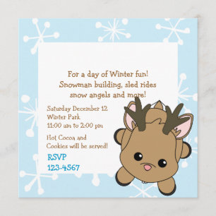 Cutie Deer Invitation