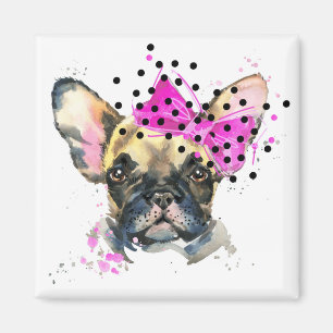 Cutie French Bull Dog Magnet