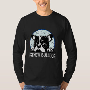 Cutie French Bulldog Face For Boys Girls T-Shirt