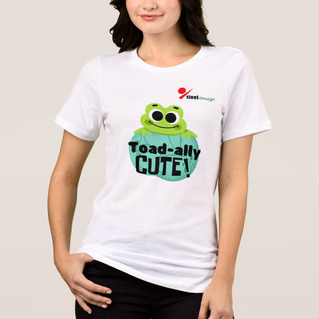 Cutie Frog Tri-Blend Shirt (Front)