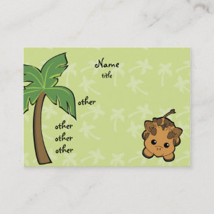 Cutie Giraffe Business Card