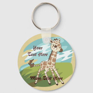 Cutie Giraffe Keychain