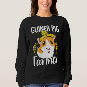 Cutie Guinea Pig Farmer Pig Owner Animals Cavy Pet Sweatshirt