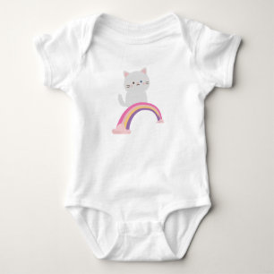 Cutie Kitten Cat             Baby Bodysuit