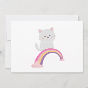 Cutie Kitten Cat Invitation