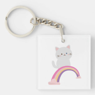 Cutie Kitten Cat Keychain