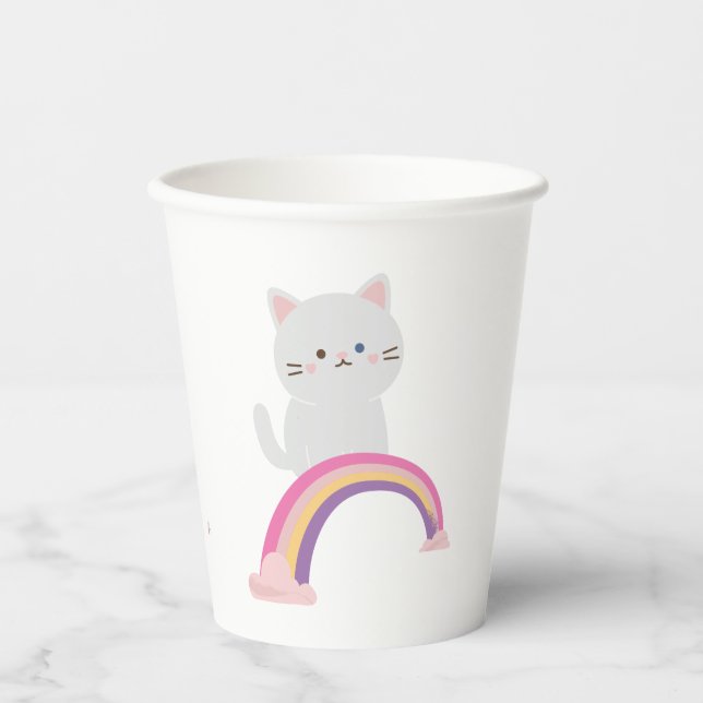 Cutie Kitten Cat                    Paper Cups (Front)