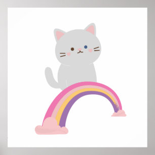 Cutie Kitten Cat         Poster