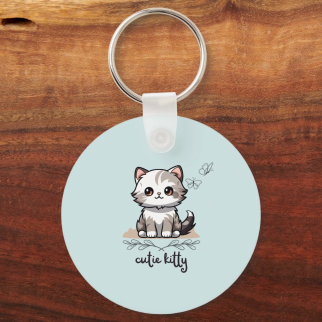 Cutie Kitty Key Ring (Back)