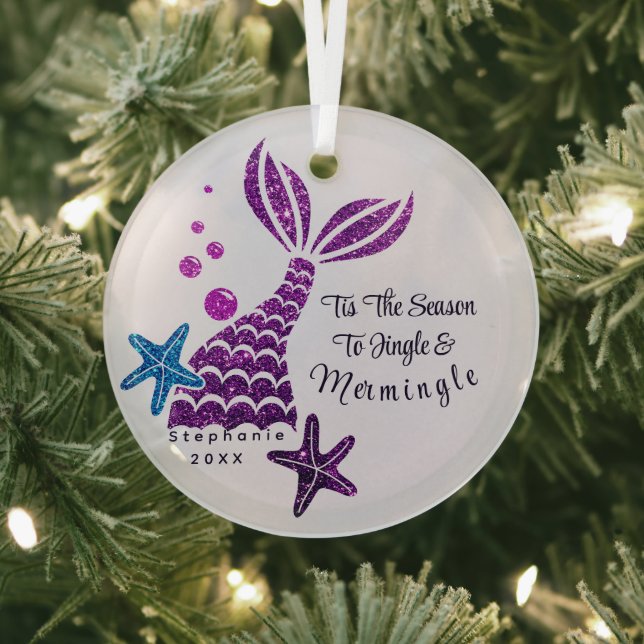 Cutie Mermaid Christmas Ornament (Insitu)
