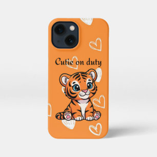 Cutie on Duty iPhone Case    Baby Tiger Phone Case