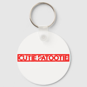 Cutie Patootie Stamp Key Ring
