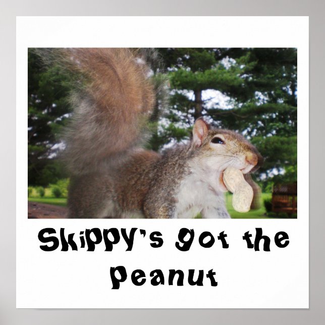 cutie pattie, Skippy's got the peanut poster (Front)