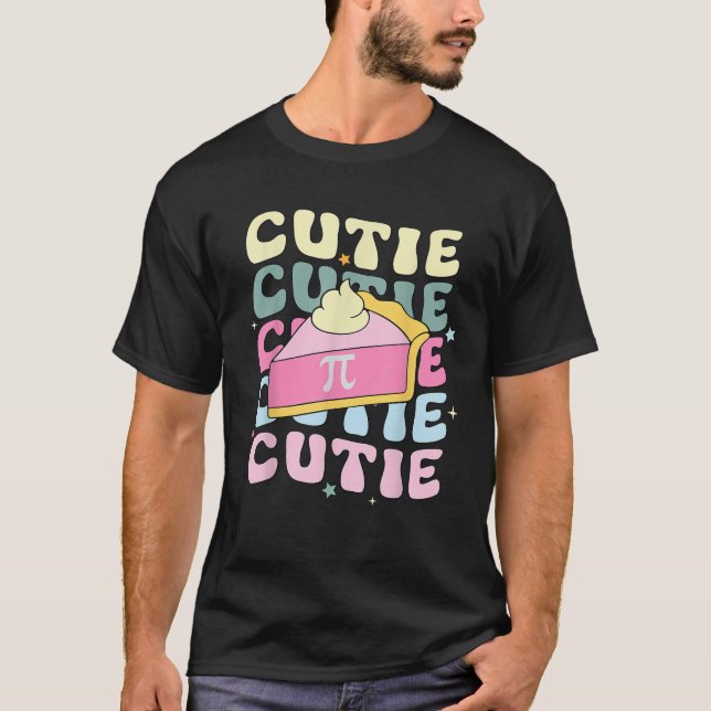 Cutie Pi Day Girls Coquette Bow Happy Pi Day Math  T-Shirt (Front)