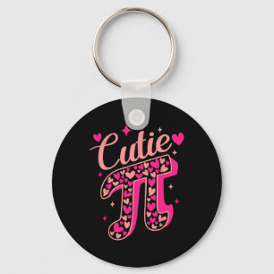 Cutie Pi Day Shirt 3.14159 Women Kids Men Math Tea Key Ring