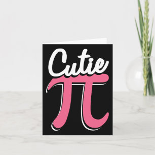 Cutie Pi Happy Pi Day Funny Pi Day Celebration Card