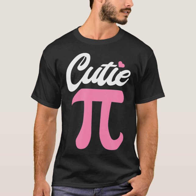 Cutie Pi Math Science Teacher 3 T-Shirt (Front)