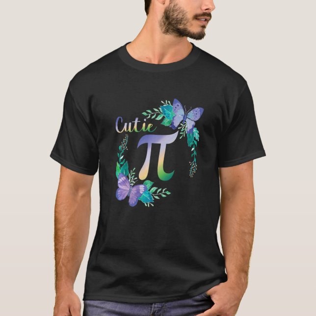Cutie Pi  Pi Day For Math T-Shirt (Front)