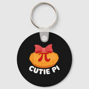 Cutie Pi - Pi Day Math Lover Science Pi Symbol Key Ring