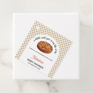 Cutie Pie Apple Pie Thanksgiving Baby Shower Favour Tags