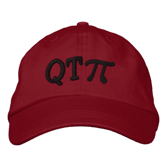 Cutie Pie as in Q T Pi Embroidered Hat (Front)