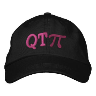 Cutie Pie as in Q T Pi Embroidered Hat