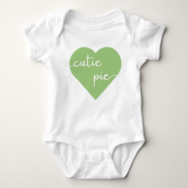 Cutie Pie Baby Bodysuit (Front)
