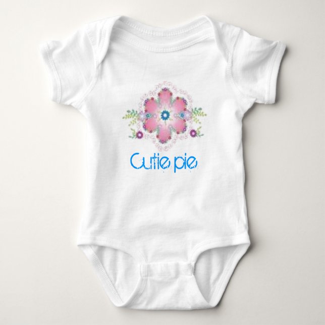 cutie pie baby bodysuit (Front)