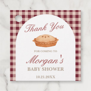 Cutie Pie Baby Shower Favour Tags