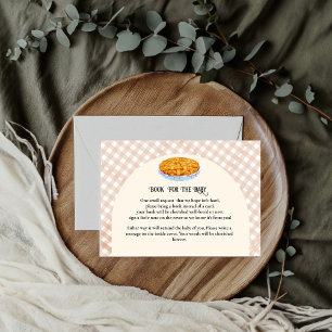 Cutie pie Baby shower game book for baby request  Enclosure Card