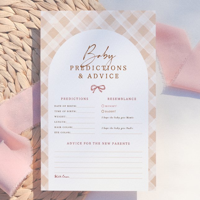 Cutie Pie Baby Shower Prediction & Advice Game (Creator Uploaded)