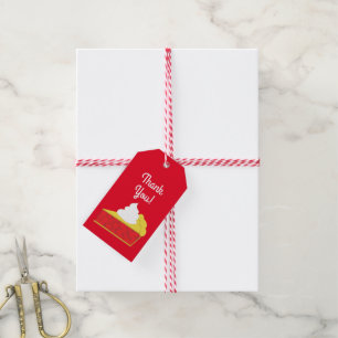 Cutie Pie Cherry 1st Birthday Party Theme Gift Tags